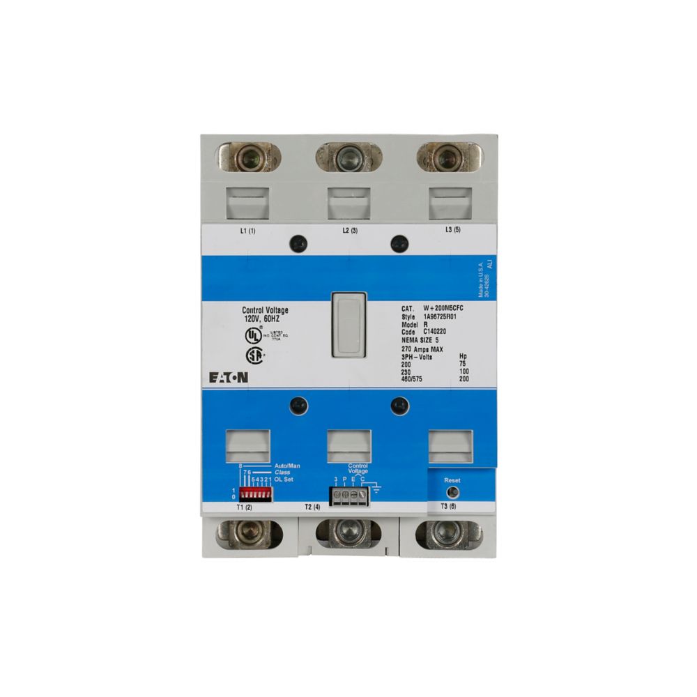 W+200M6CFC - Eaton Cutler-Hammer 540 Amp 3 Pole 600 Volt Electric Motor Starters