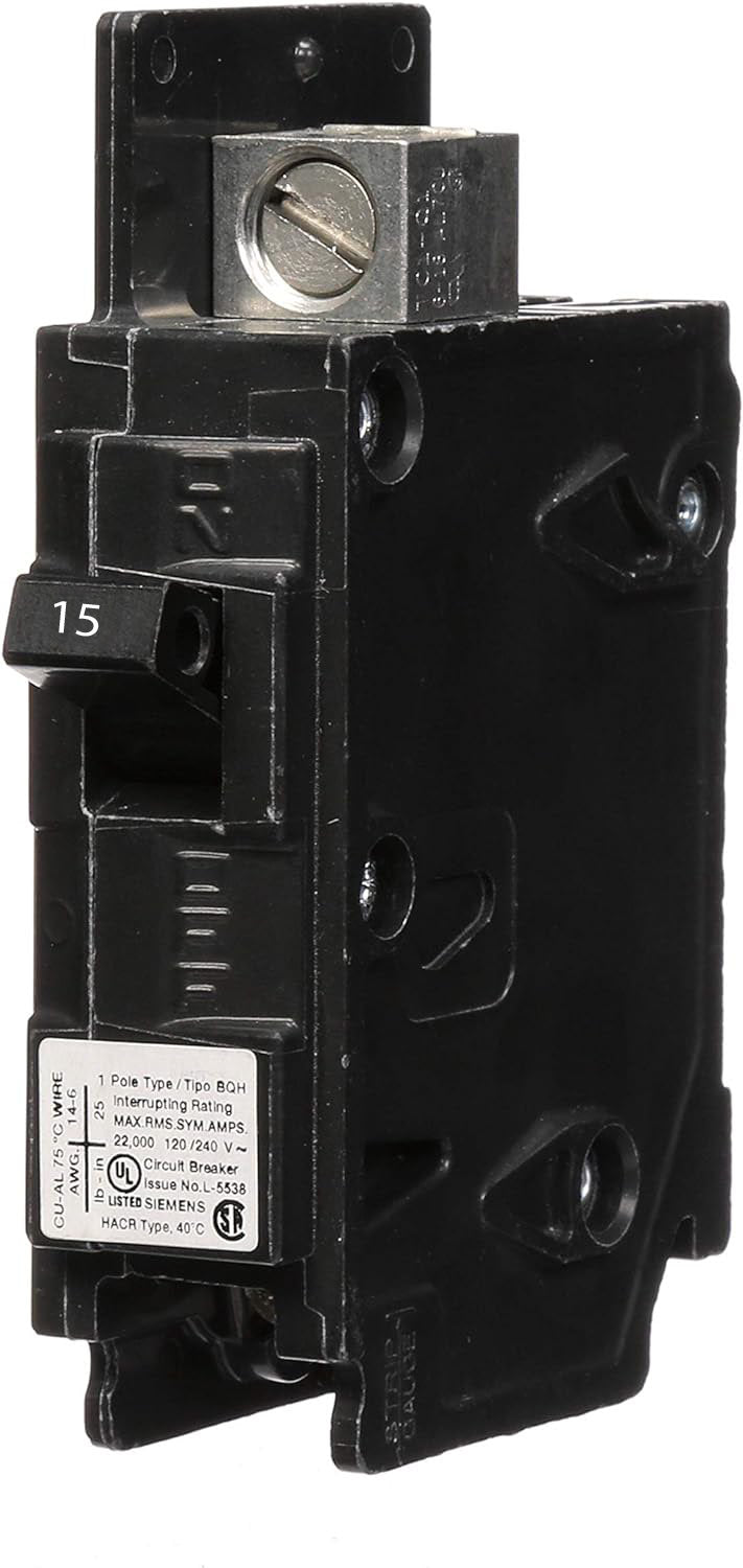 BQ1B015H - Siemens - 15 Amp Molded Case Circuit Breaker