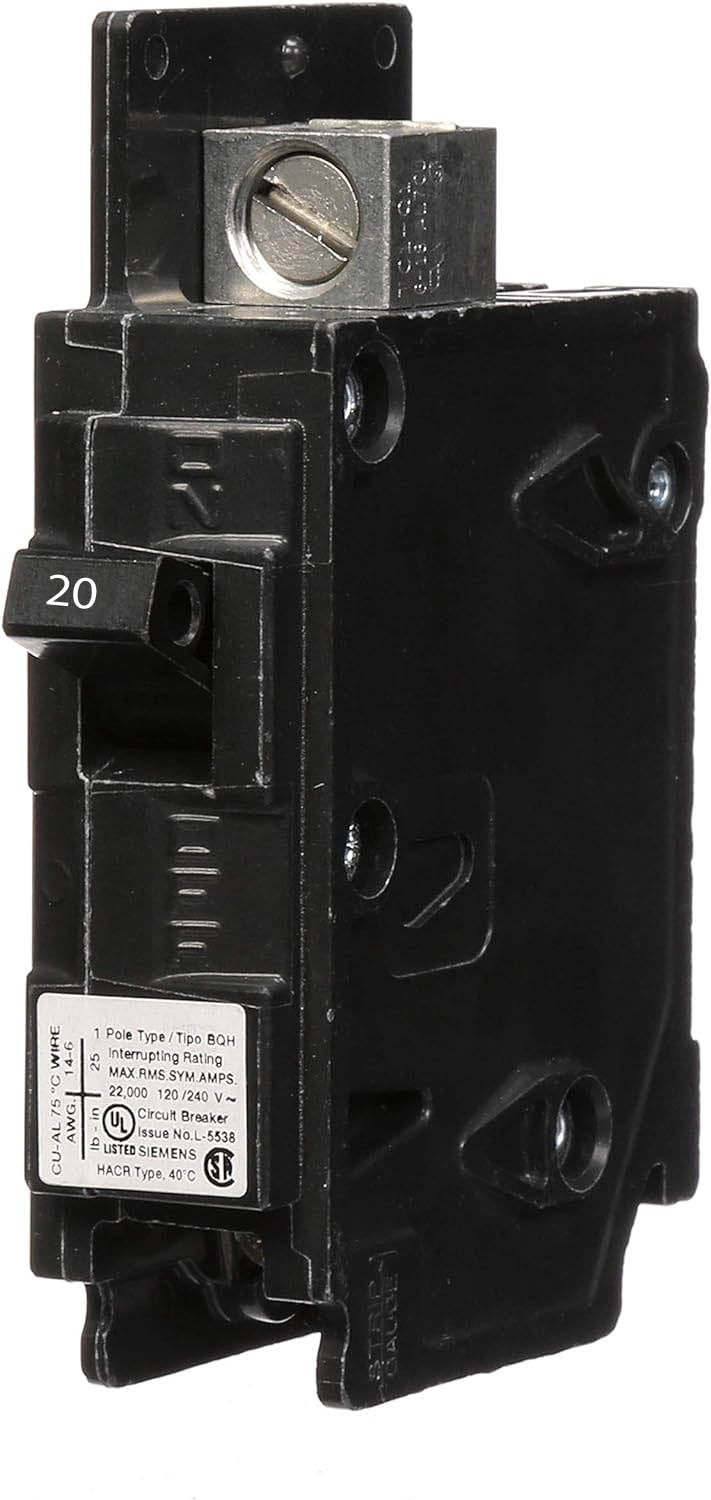 BQ1B020H - Siemens - 20 Amp Molded Case Circuit Breaker