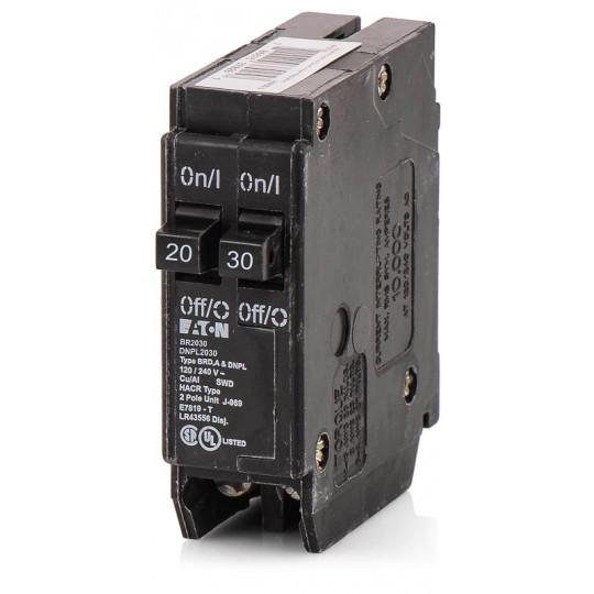 BR2030 - Eaton Cutler-Hammer Space Saver Tandem 20/30 Amp Circuit Breaker