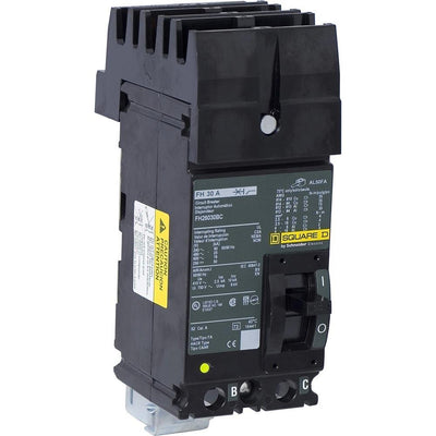 FH26030BC - Square D 30 Amp 2 Pole 600 Volt Molded Case Circuit Breaker