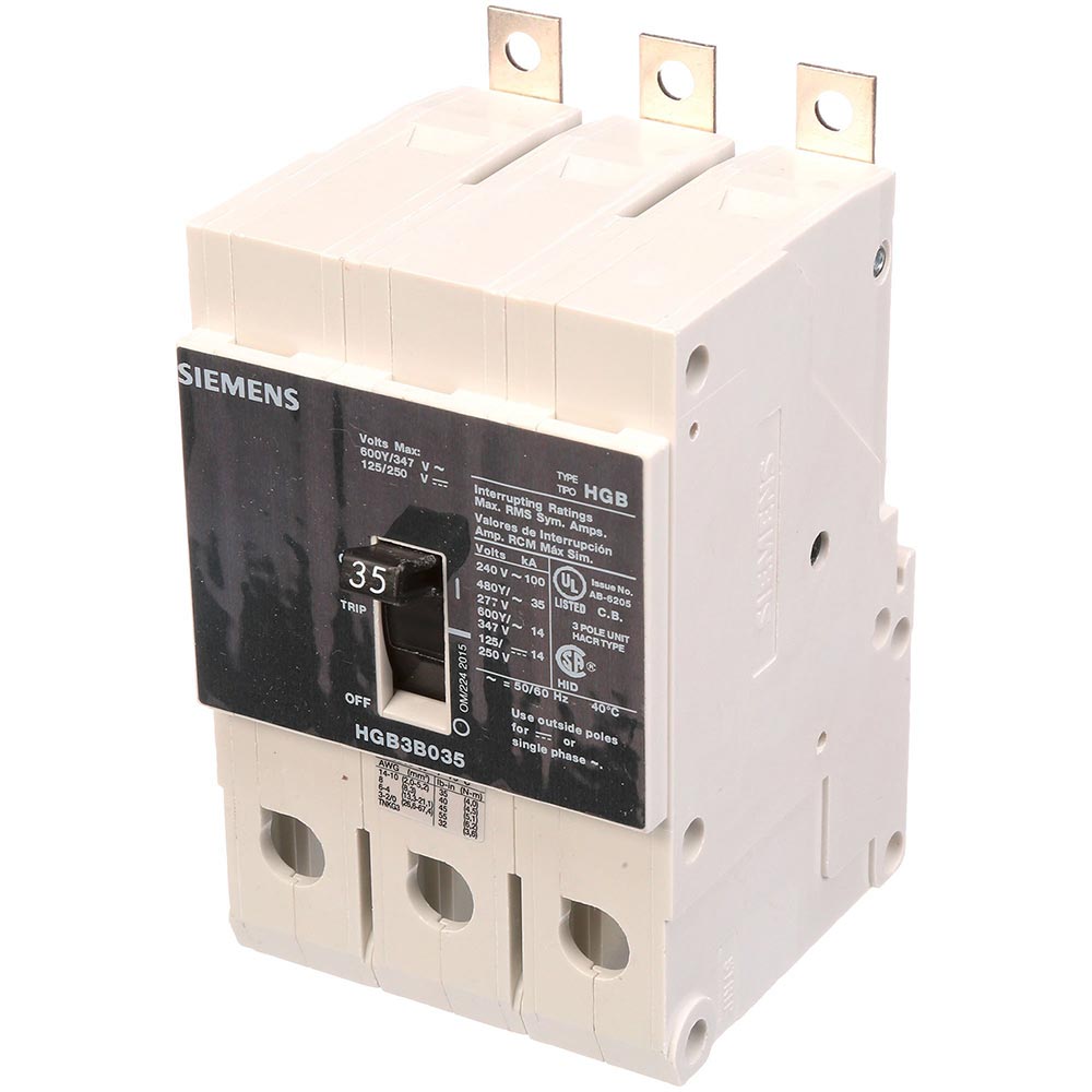 HGB3B035B - Siemens - Molded Case Circuit Breaker