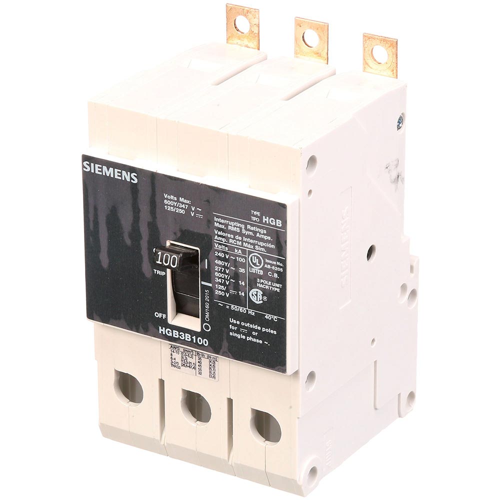 HGB3B100B - Siemens - Molded Case Circuit Breaker