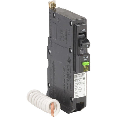 QOB115AFI - Square D 15 Amp 1 Pole 240 Volt Bolt-On Molded Case Circuit Breaker