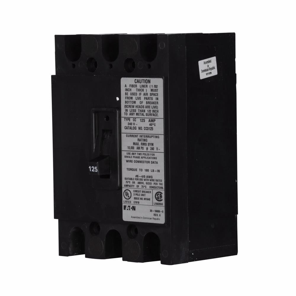 CC3100 - Eaton - Main Circuit Breaker