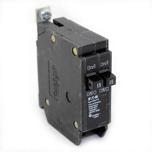 BQLT15 - Commander Tandem 15 Amp Bolt-On Circuit Breaker