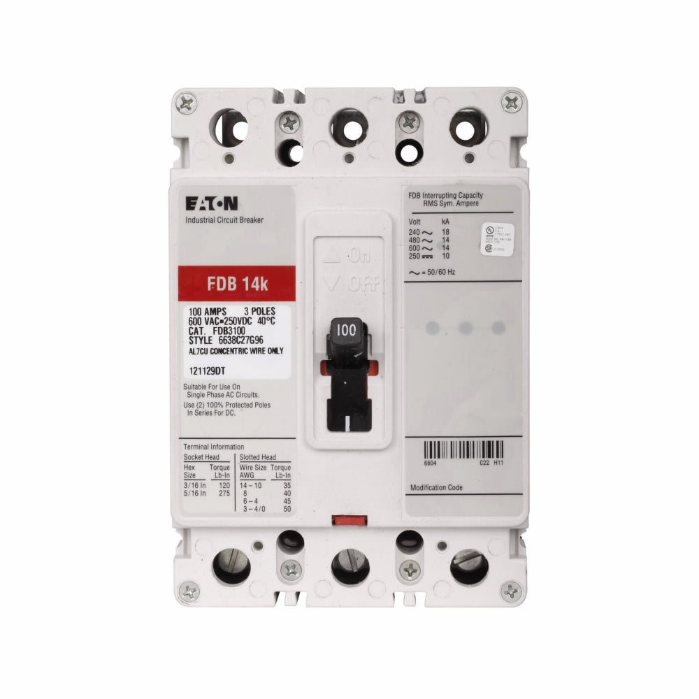 FDB3020 - Eaton - Molded Case Circuit Breaker