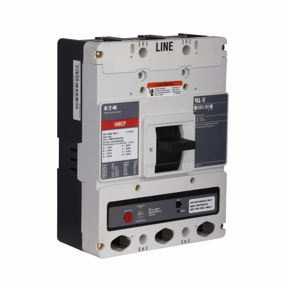 HMCP600L6W - Eaton - Molded Case Circuit Breaker