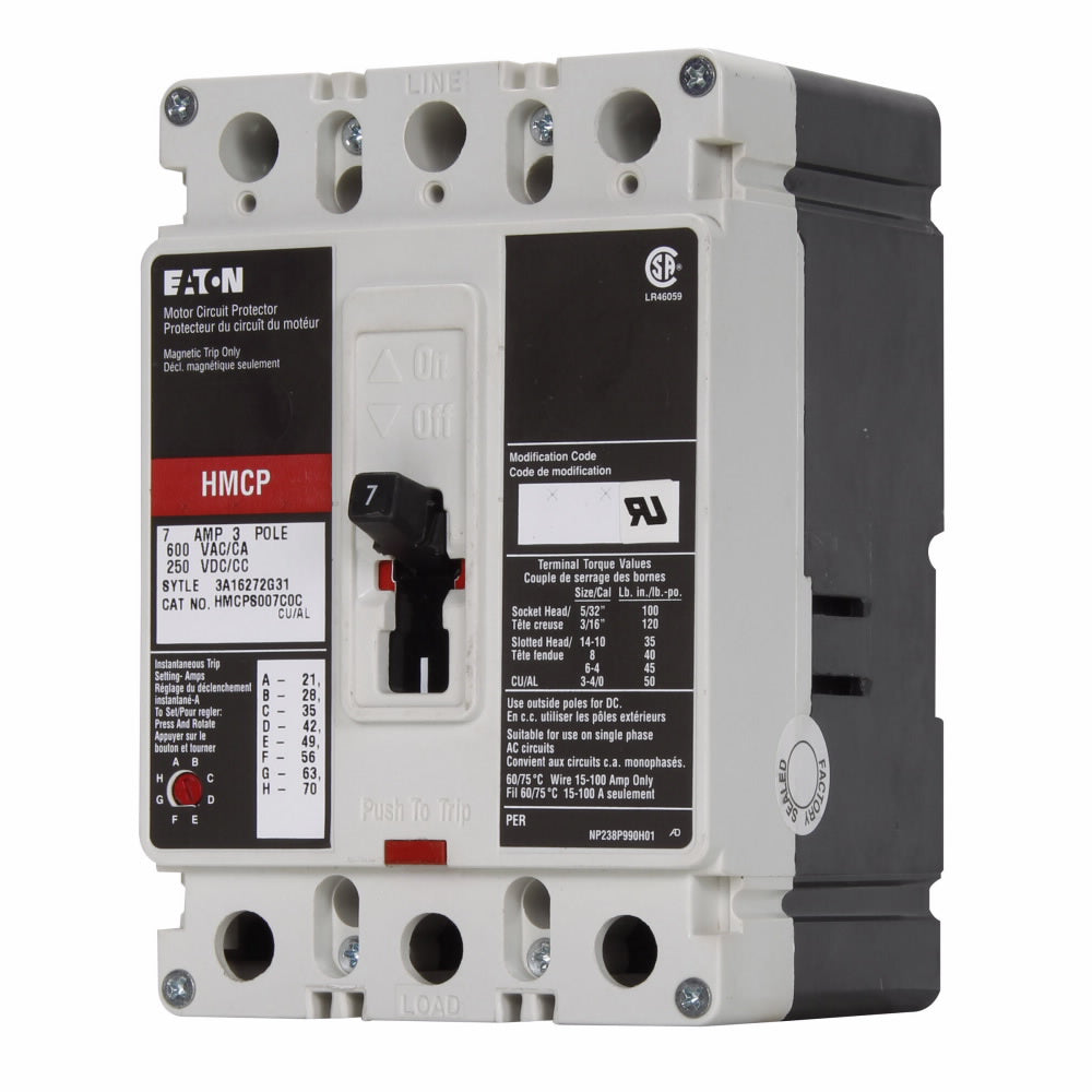 HMCPS007C0C - Eaton - Molded Case Circuit Breaker