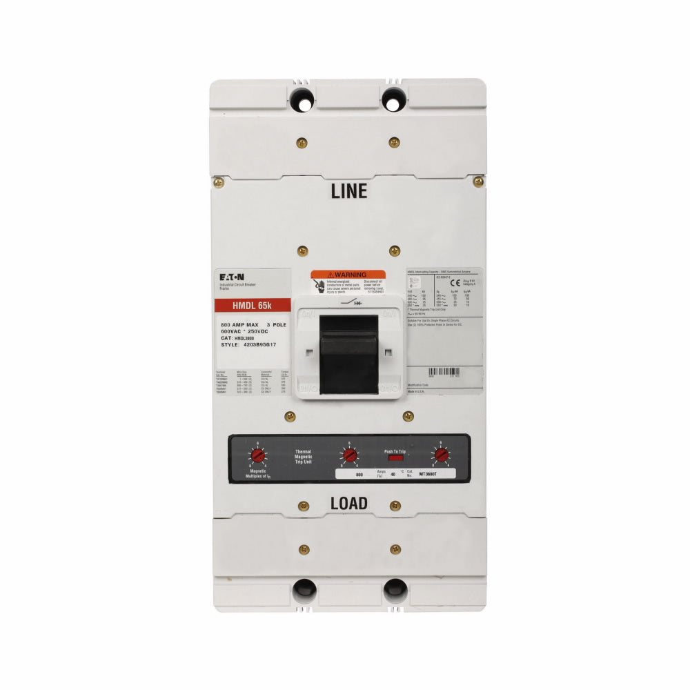 HMDL3800 - Eaton - Molded Case Circuit Breaker