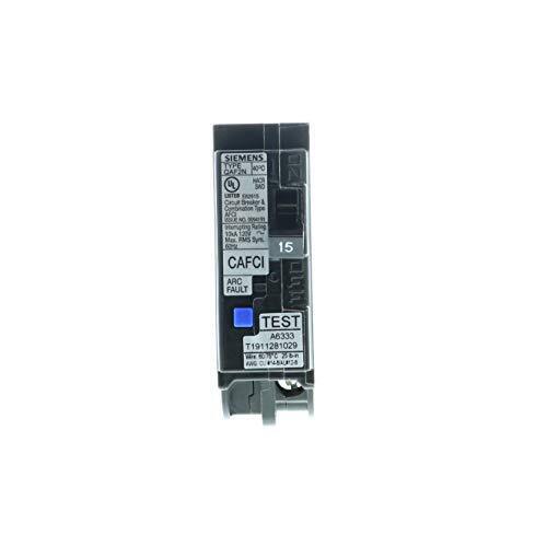 QA115AFCN - Siemens 15a 1 Pole 120v Type Q Arc Fault (AFCI) Breaker