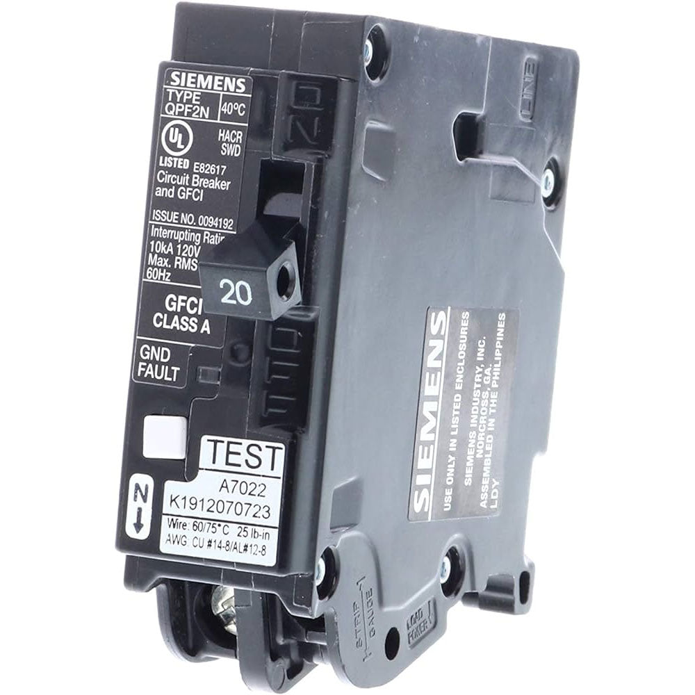 QF120AN - Siemens - GFCI Circuit Breaker