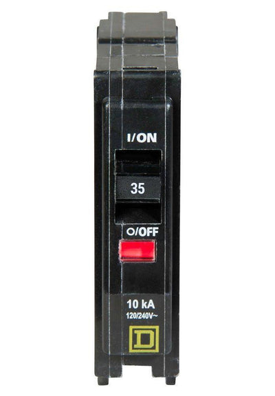 QO135 - Square D 35 Amp Single Pole Circuit Breaker