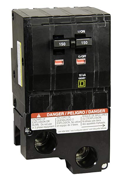 QO2150 - SQUARE D 150A Double Pole Circuit Breaker