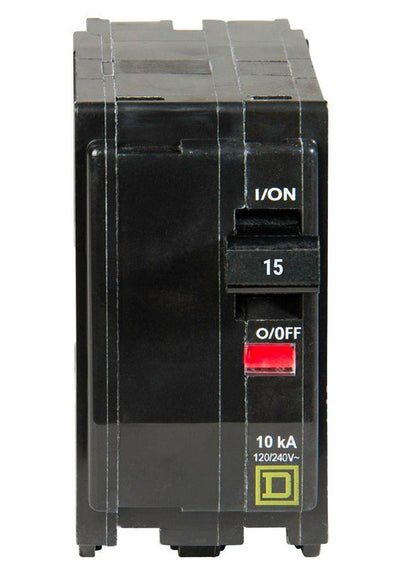 QO215 - Square D 15 Amp Double Pole Circuit Breaker