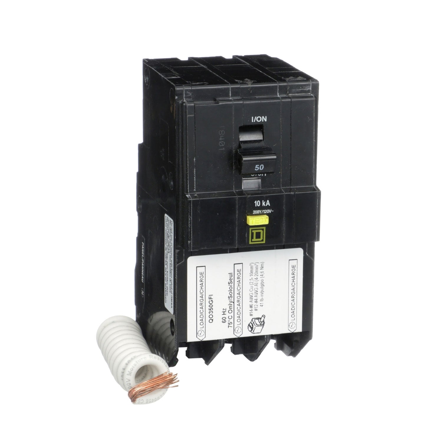 QO350GFI - Square D - 50 Amp GFCI Breaker