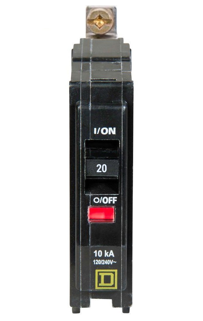 QOB120 - Square D 20 Amp Single Pole Bolt-On Circuit Breaker