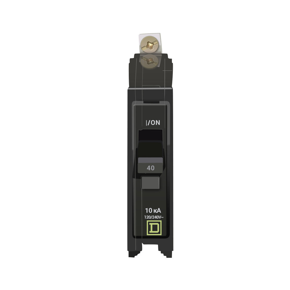 QOB140 - Square D 40 Amp Single Pole Bolt-On Circuit Breaker