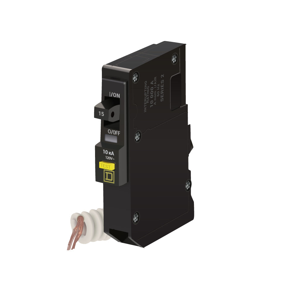 QO115GFI - Square D - 15 Amp GFCI Circuit Breaker