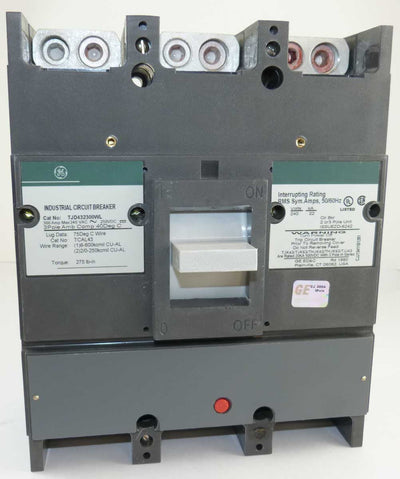 TJD432300WL - GE 300 Amp 3 Pole 240 Volt Molded Case Circuit Breaker