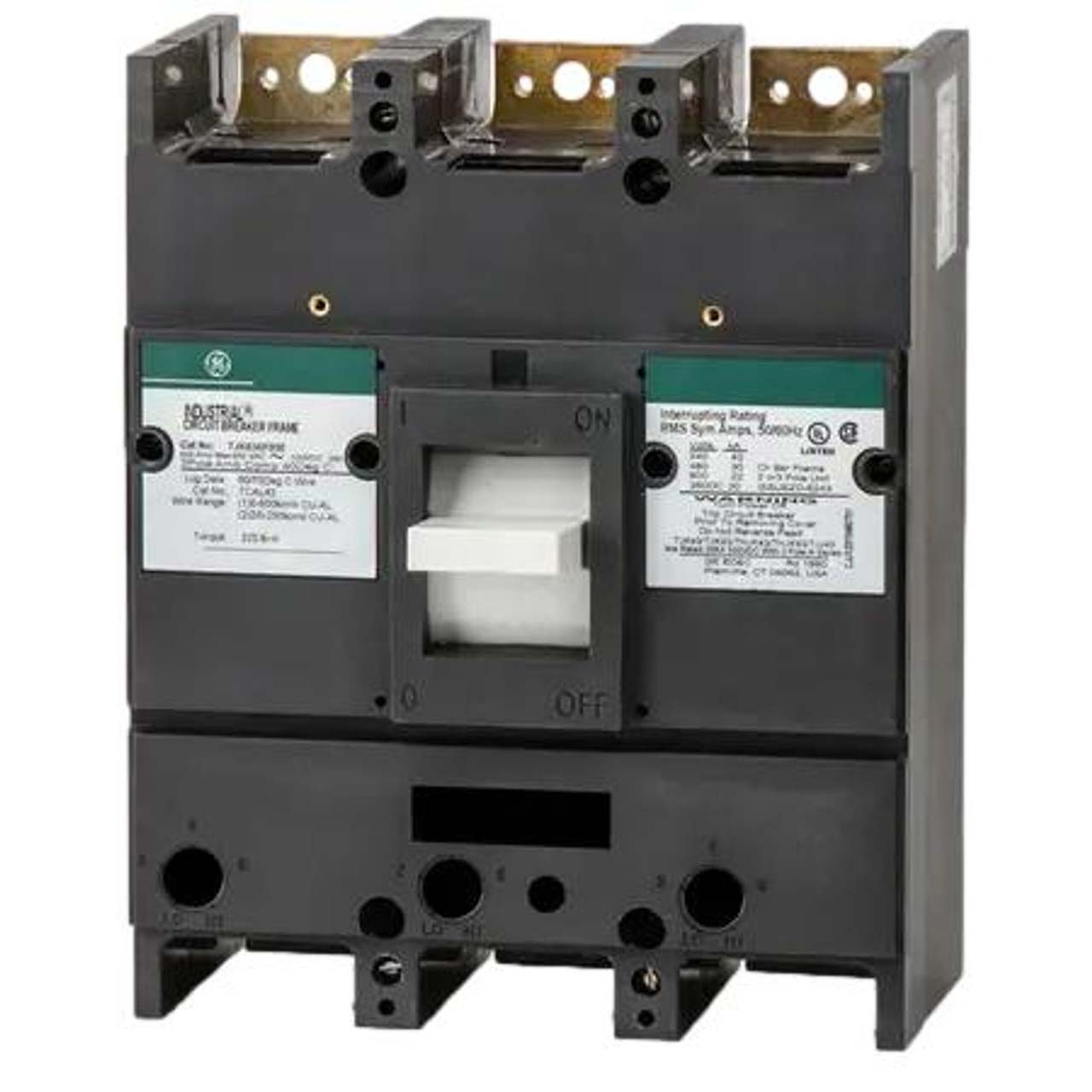 TJK636F000 - GE 600 Amp 3 Pole 600 Volt Molded Case Circuit Breaker