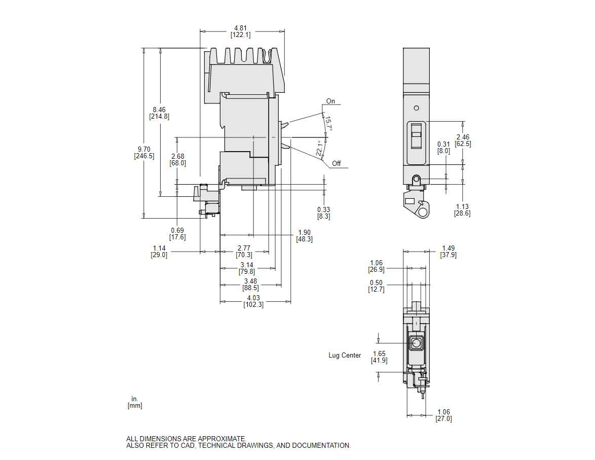 BDA160151 - Square D - Molded Case Circuit Breaker