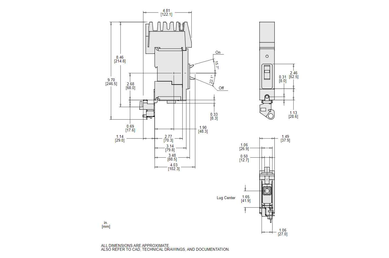 BDA160301 - Square D - Molded Case Circuit Breaker