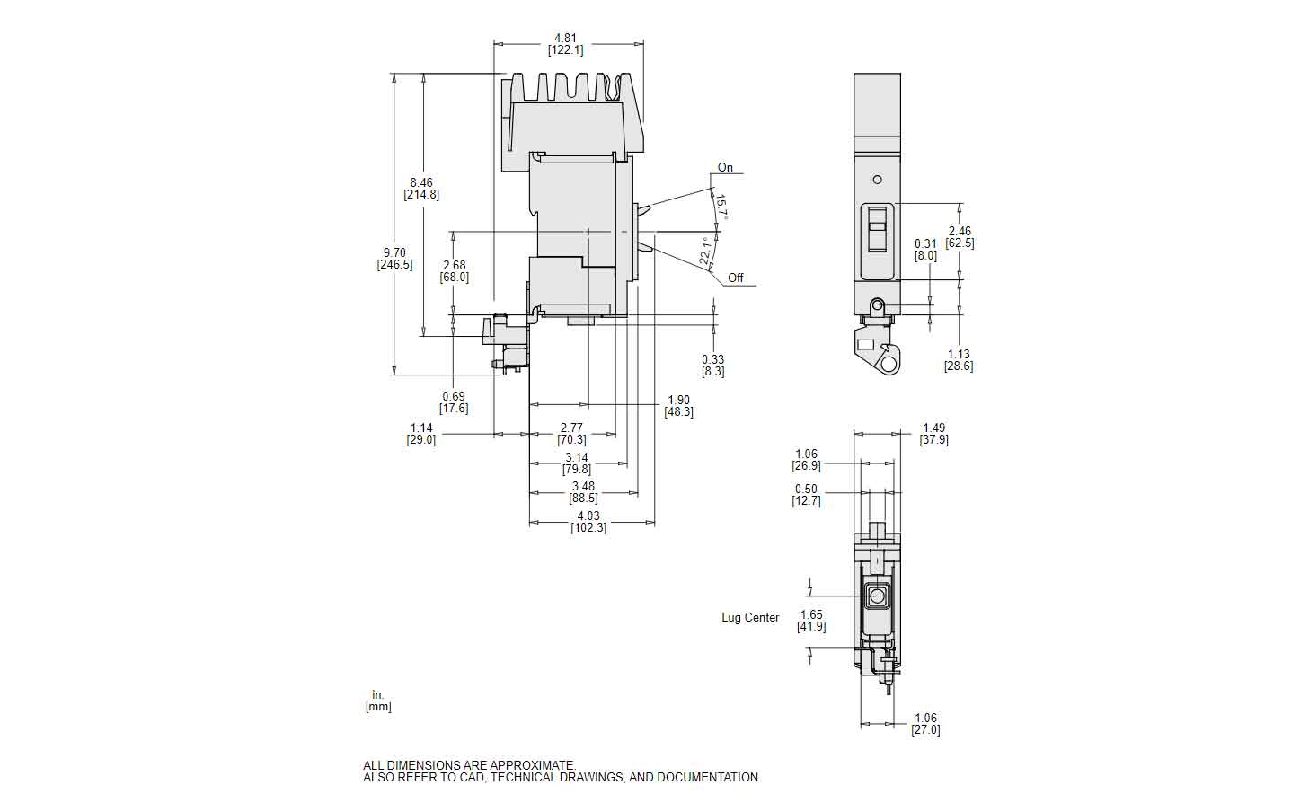 BDA160353 - Square D - Molded Case Circuit Breaker