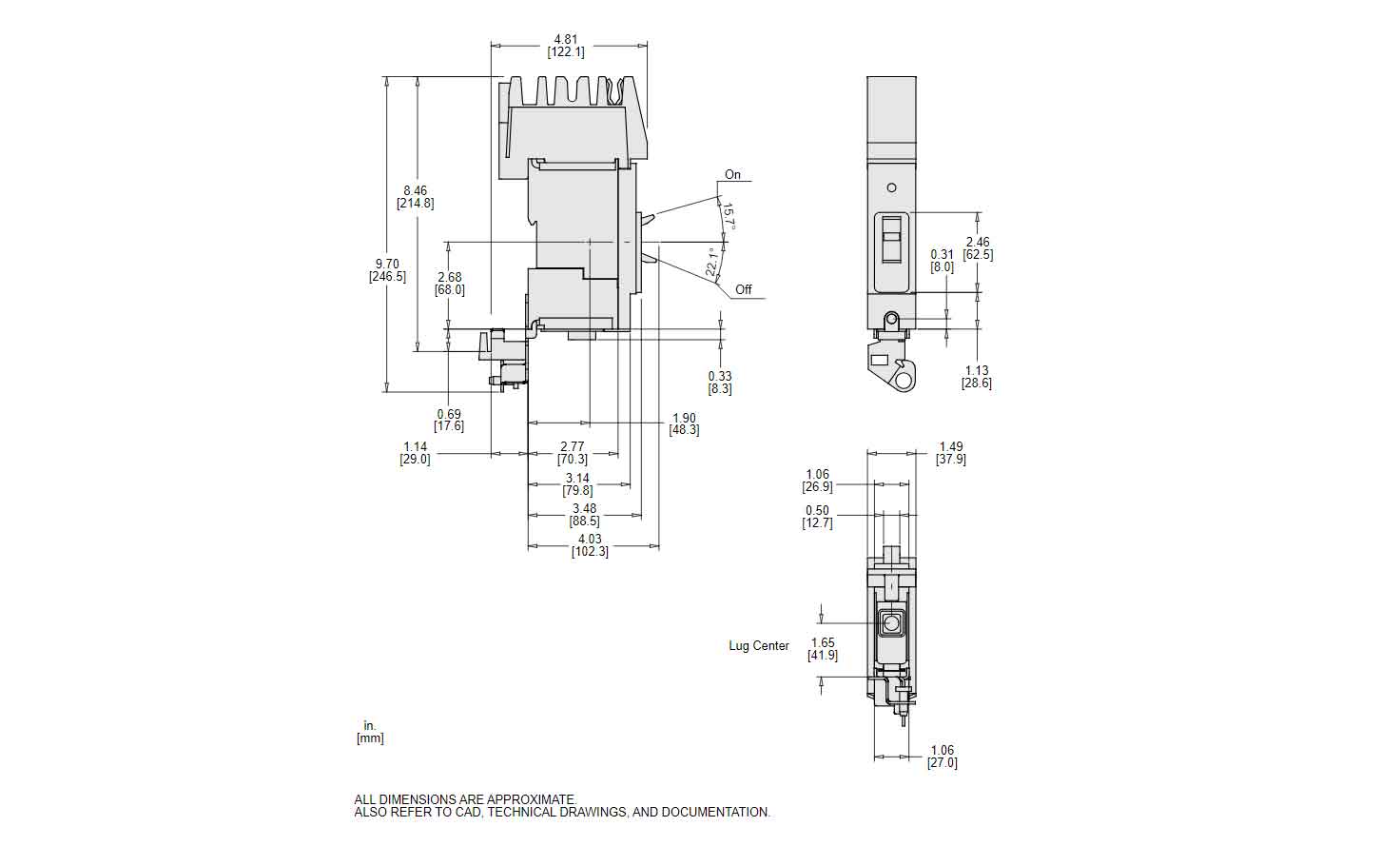 BDA160403 - Square D - Molded Case Circuit Breaker