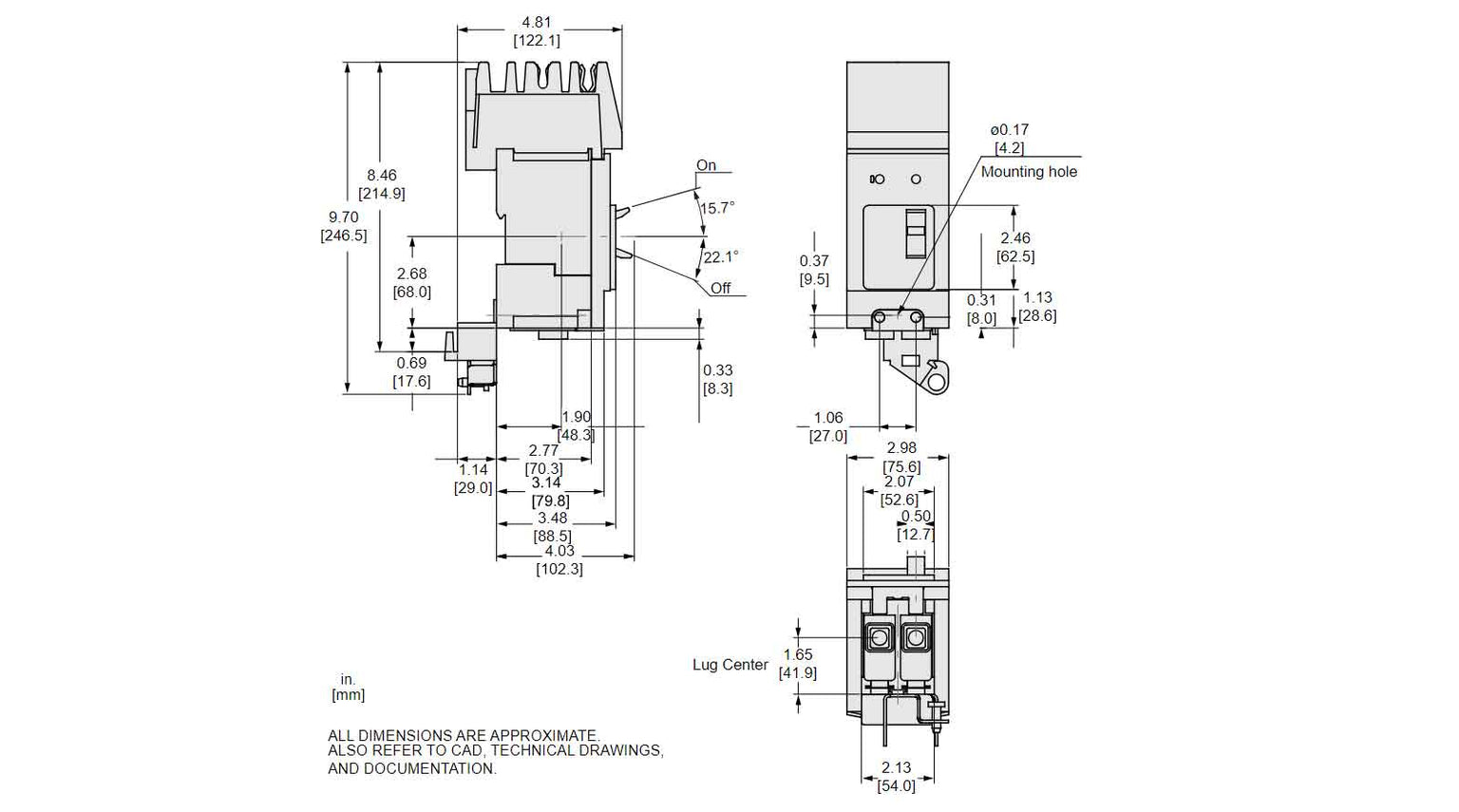 BDA260501 - Square D - Molded Case Circuit Breaker