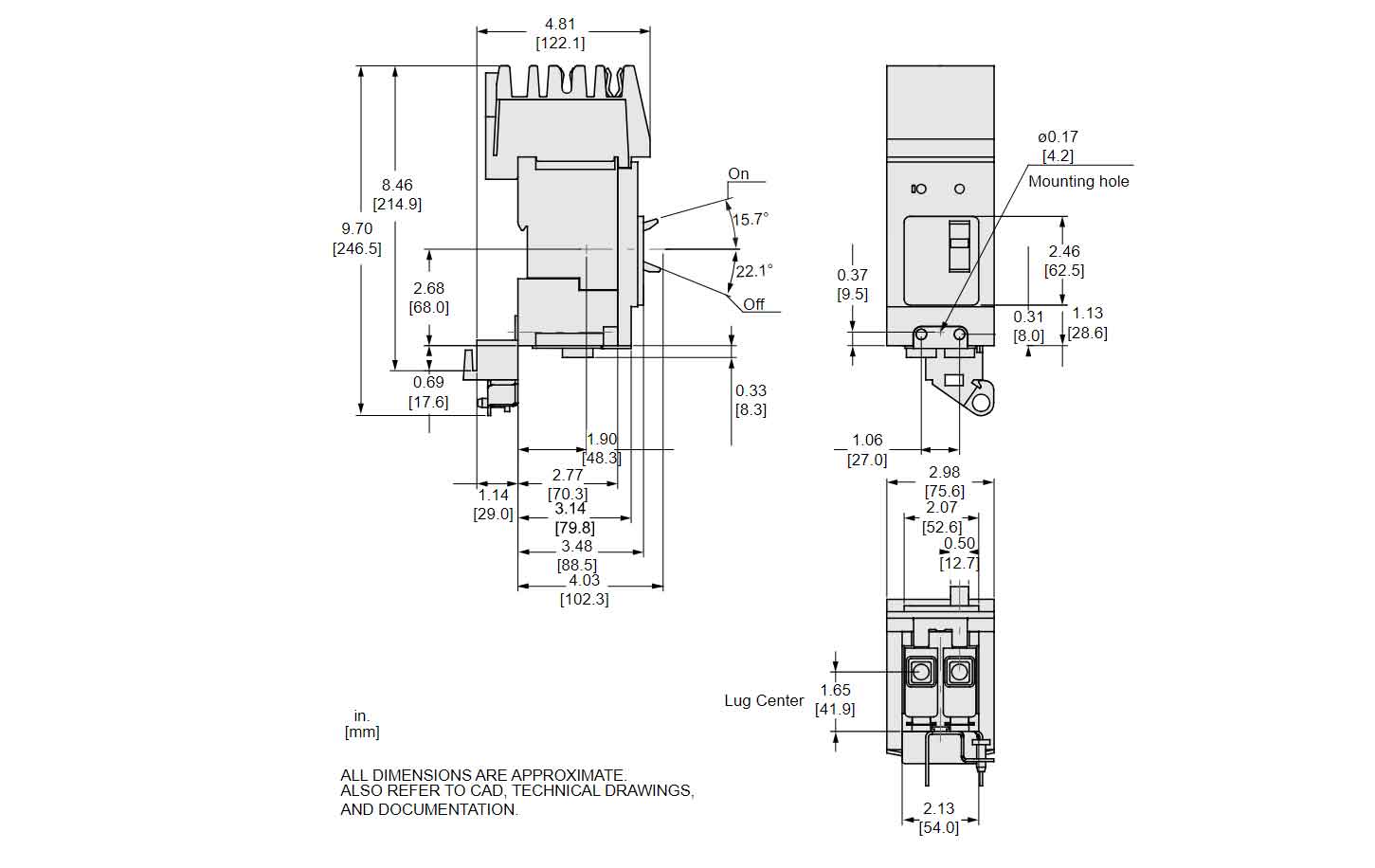 BDA261251 - Square D - Molded Case Circuit Breaker