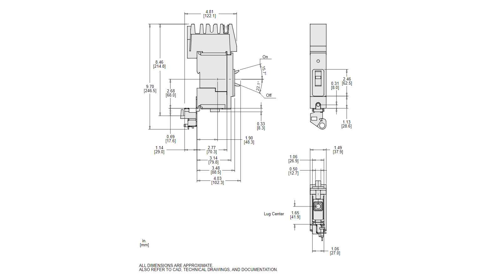 BGA160303 - Square D - Molded Case
 Circuit Breakers