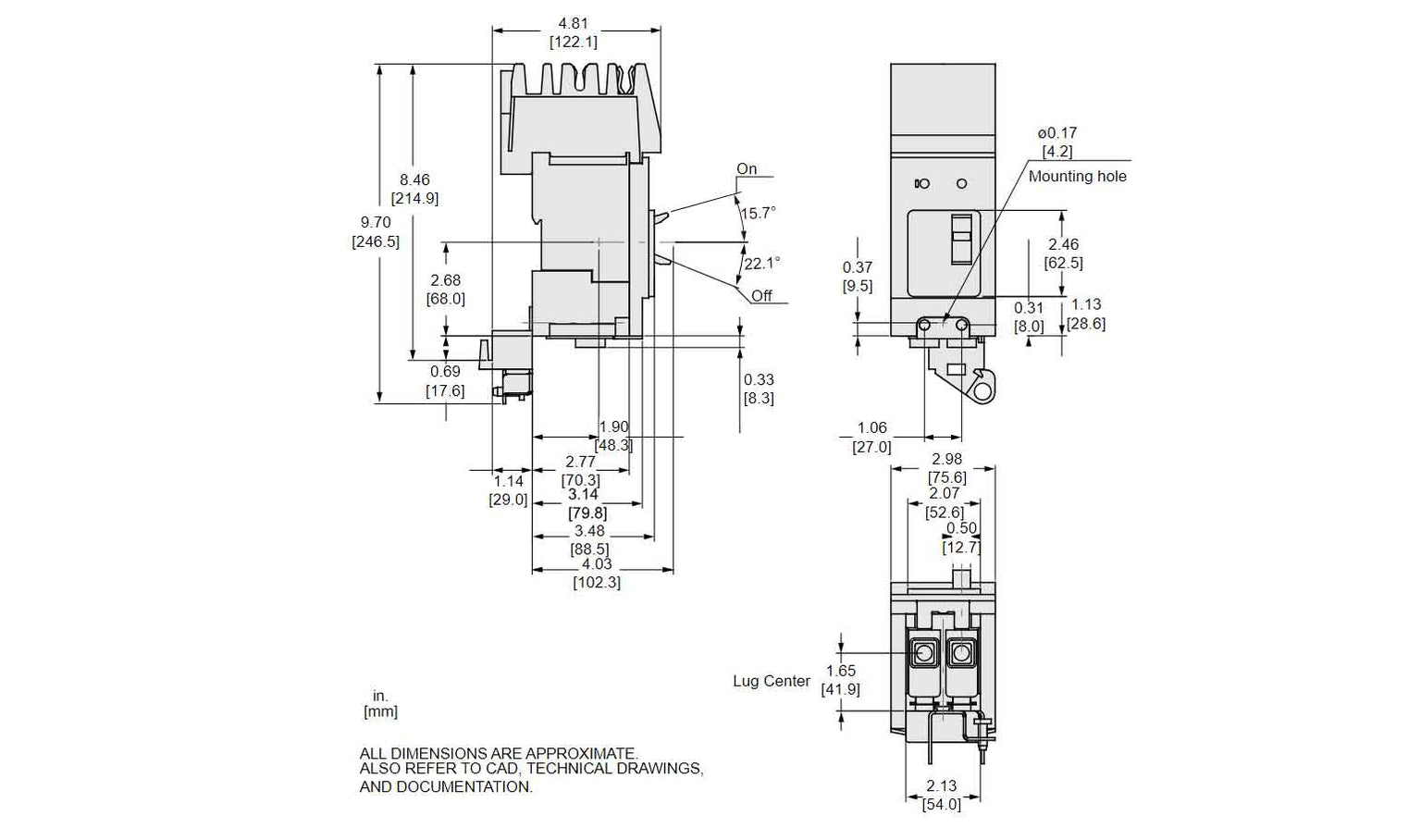 BGA260401 - Square D - Molded Case Circuit Breaker