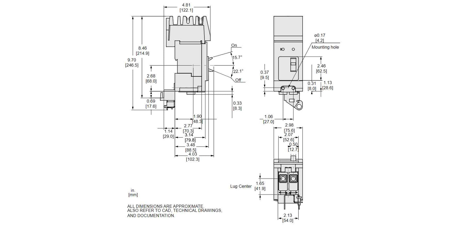 BGA261001 - Square D - Molded Case Circuit Breaker