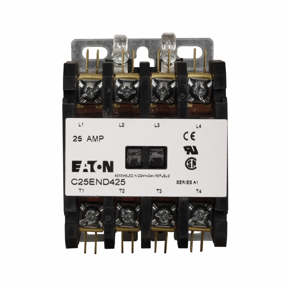 C25END430T - Eaton Cutler-Hammer 30 Amp 4 Pole 600 Volt Magnetic Contactor