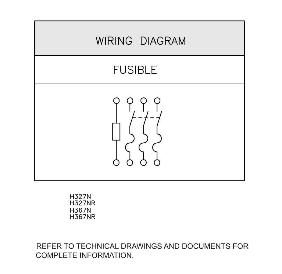 H367NR - Square D - Disconnect and Safety Switch